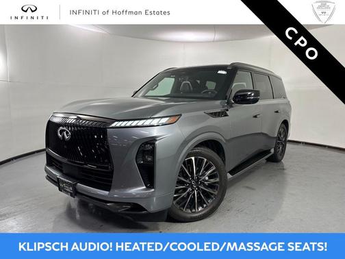 Dynamic Metal/Black Obsidian 2025 INFINITI QX80 AUTOGRAPH AWD