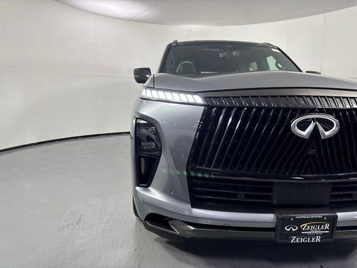 Dynamic Metal/Black Obsidian 2025 INFINITI QX80 AUTOGRAPH AWD