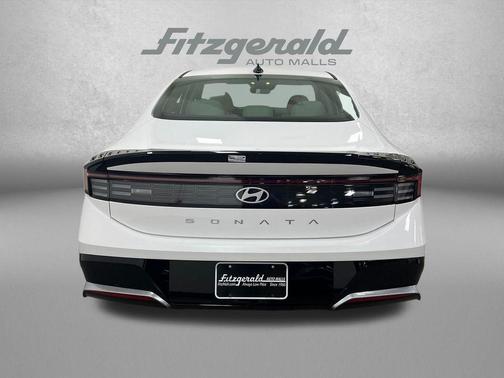 Serenity White 2026 Hyundai SONATA SEL