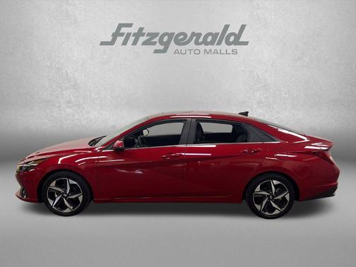 Scarlet Red Pearl 2023 Hyundai ELANTRA HEV Limited