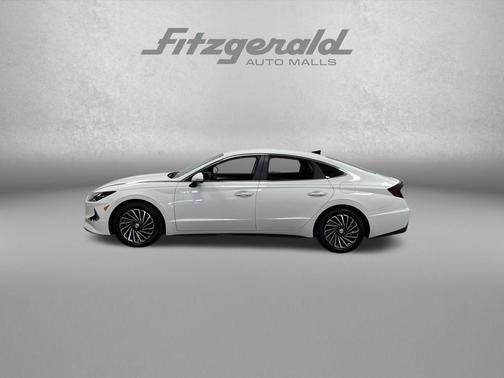 Serenity White 2023 Hyundai SONATA Hybrid SE