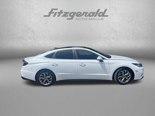 Quartz White 2021 Hyundai SONATA SEL