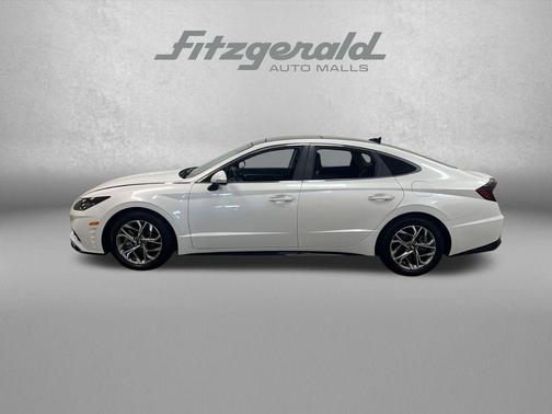 Quartz White 2021 Hyundai SONATA SEL