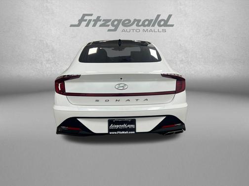 Quartz White 2021 Hyundai SONATA SEL