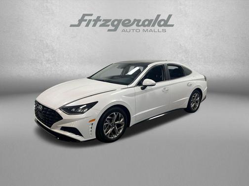 Quartz White 2021 Hyundai SONATA SEL