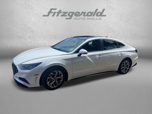 Quartz White 2021 Hyundai SONATA SEL