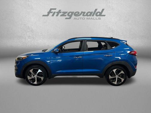 Aqua Blue 2018 Hyundai TUCSON Limited