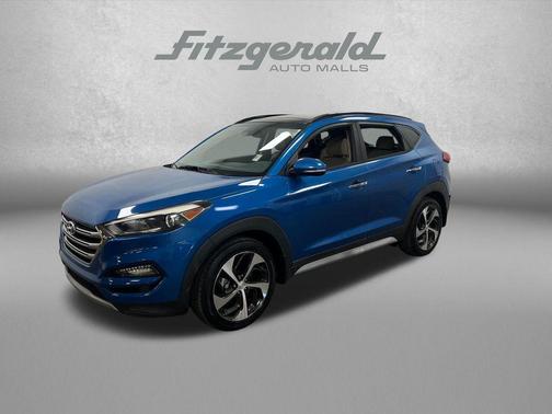 Aqua Blue 2018 Hyundai TUCSON Limited