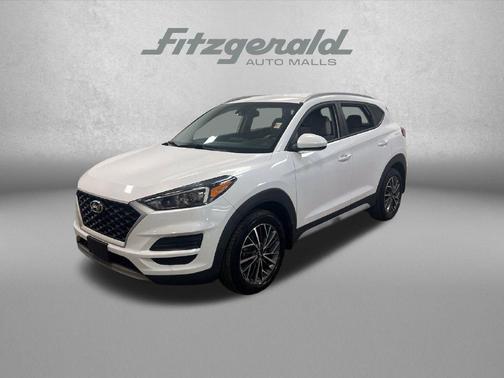 White Cream 2021 Hyundai TUCSON SEL