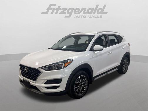 White Cream 2021 Hyundai TUCSON SEL