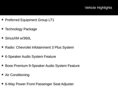 2022 Chevrolet Camaro RWD Coupe LT1