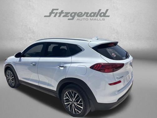 Cream White 2020 Hyundai TUCSON Limited