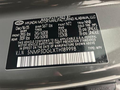 2026 Hyundai SANTA FE XRT