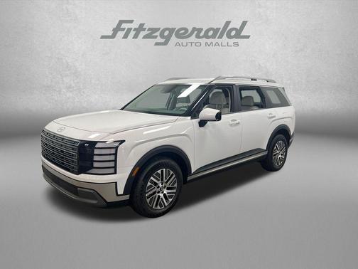 Creamy White Pearl 2026 Hyundai Palisade Hybrid Blue SEL 8P