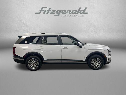 Creamy White Pearl 2026 Hyundai Palisade Hybrid Blue SEL 8P