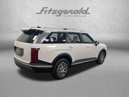 Creamy White Pearl 2026 Hyundai Palisade Hybrid Blue SEL 8P