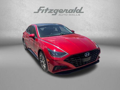 Calypso Red 2021 Hyundai SONATA SEL