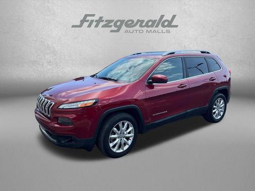Deep Cherry Red Crystal Pearlcoat 2017 Jeep Cherokee Limited