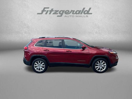 Deep Cherry Red Crystal Pearlcoat 2017 Jeep Cherokee Limited