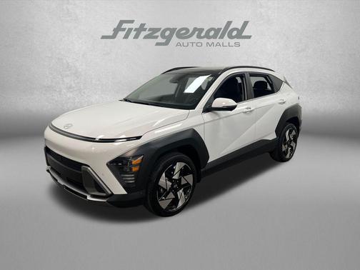 Atlas White 2024 Hyundai KONA Limited