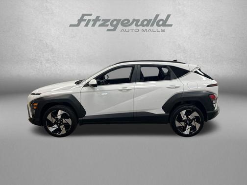 Atlas White 2024 Hyundai KONA Limited