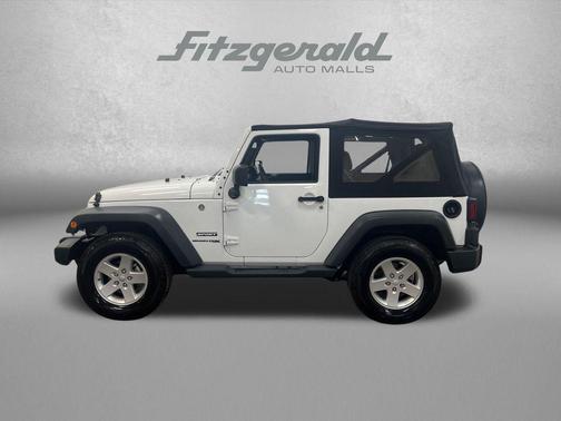 Bright White Clearcoat 2018 Jeep Wrangler JK Sport