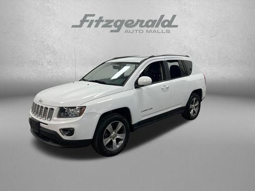 Bright White Clearcoat 2016 Jeep Compass High Altitude
