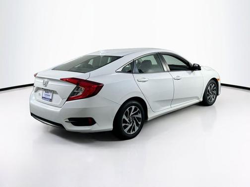 White Orchid Pearl 2018 Honda Civic EX