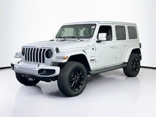 Bright White Clearcoat 2021 Jeep Wrangler Unlimited Sahara