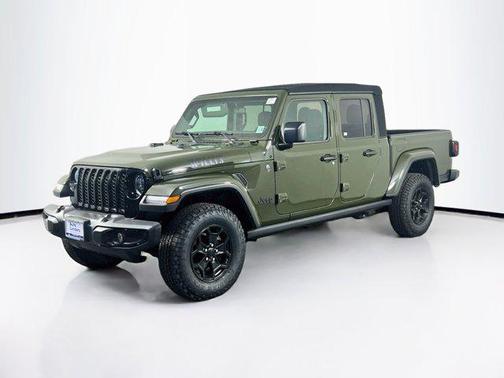 Sarge Green Clearcoat 2023 Jeep Gladiator Willys 4x4