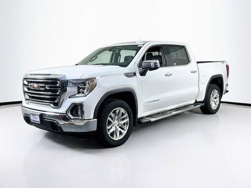 Summit White 2021 GMC Sierra 1500 SLT