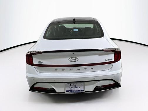 Serenity White 2023 Hyundai SONATA Hybrid Limited