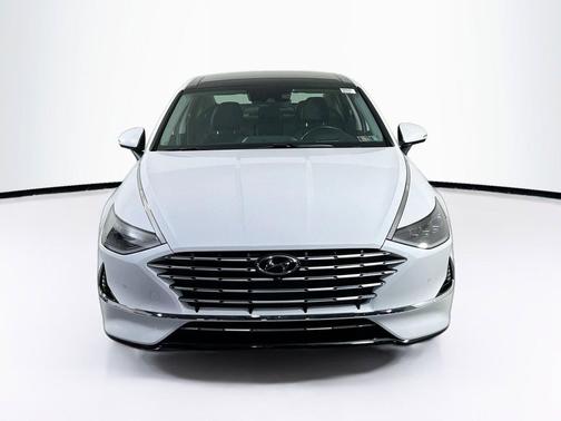 Serenity White 2023 Hyundai SONATA Hybrid Limited