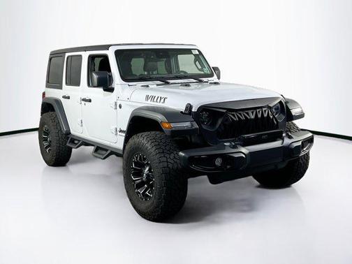 Bright White Clearcoat 2024 Jeep Wrangler Willys