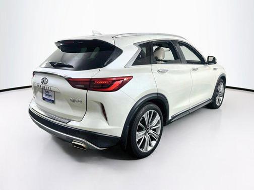 Majestic White 2021 INFINITI QX50 SENSORY AWD