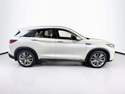Majestic White 2021 INFINITI QX50 SENSORY AWD