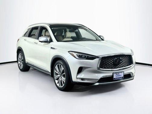Majestic White 2021 INFINITI QX50 SENSORY AWD