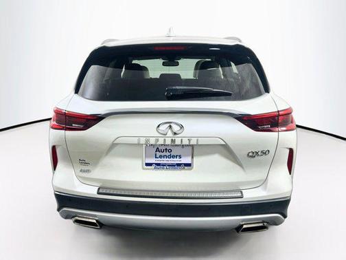 Majestic White 2021 INFINITI QX50 SENSORY AWD