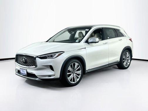 Majestic White 2021 INFINITI QX50 SENSORY AWD