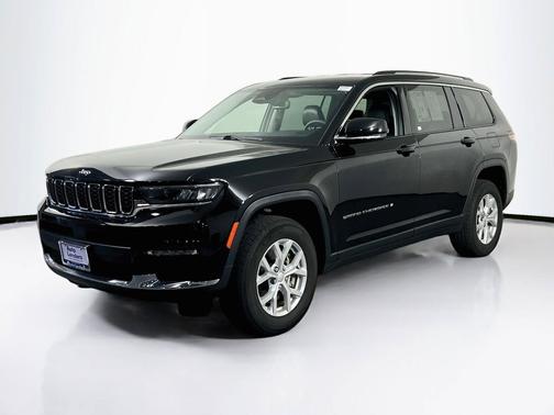 Diamond Black Crystal Pearlcoat 2023 Jeep Grand Cherokee L Limited