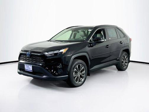 Midnight Black Metallic 2022 Toyota RAV4 Hybrid XLE Premium