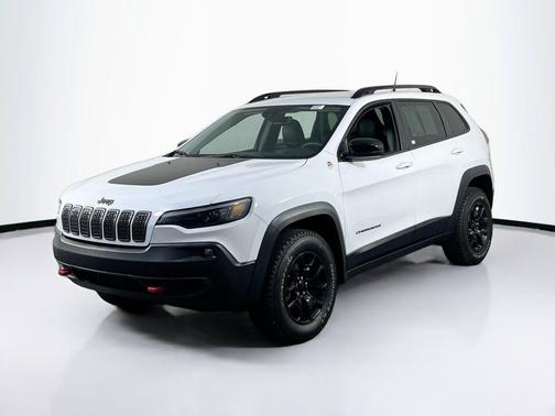 Bright White Clearcoat 2022 Jeep Cherokee Trailhawk