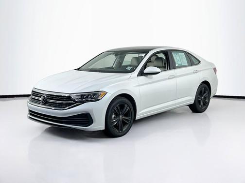 Opal White Pearl 2024 Volkswagen Jetta 1.5T SE