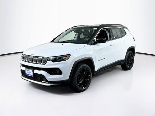 Bright White Clearcoat 2022 Jeep Compass Limited 4x4