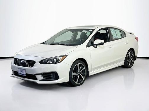 Crystal White Pearl 2023 Subaru Impreza Sport