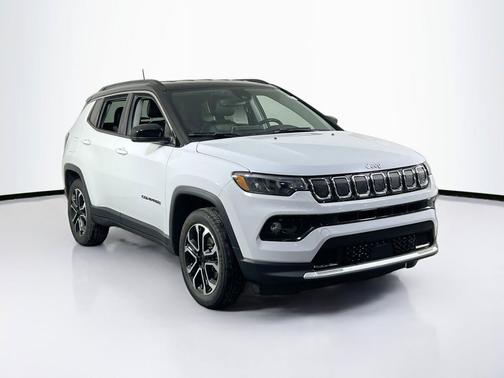 Bright White Clearcoat 2022 Jeep Compass Limited