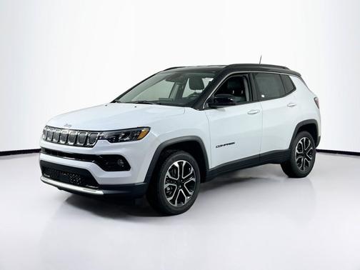 Bright White Clearcoat 2022 Jeep Compass Limited