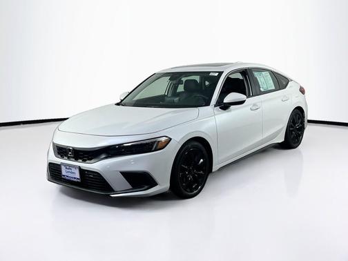 Platinum White Pearl 2023 Honda Civic EX-L