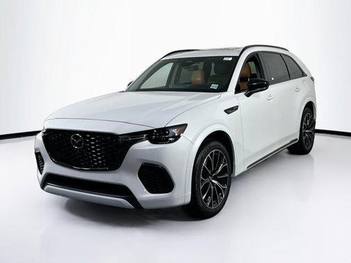 Rhodium White Premium 2025 Mazda CX-70 3.3 Turbo S Premium Plus