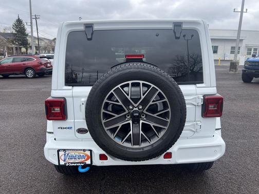 Bright White Clearcoat 2023 Jeep Wrangler 4xe Sahara High Altitude